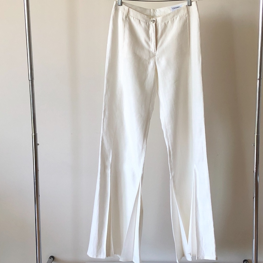 CHANEL Linen-Like Pants